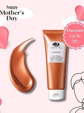 Origins GinZing Peel-Off Mask to Refine and Refresh for Women, 2.5 Oz / 75 ml